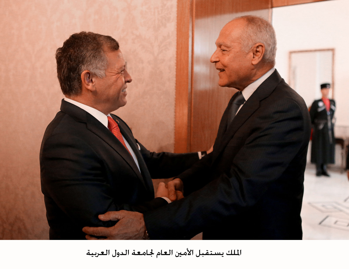 King receives Arab League chief