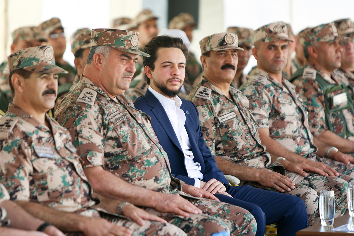 Crown Prince attends military drill