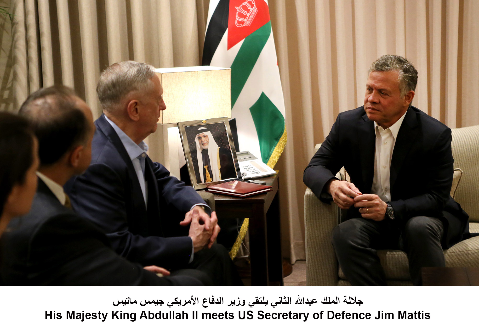 King meets with presidents of several African nations, representatives of countries participating in Aqaba Meetings