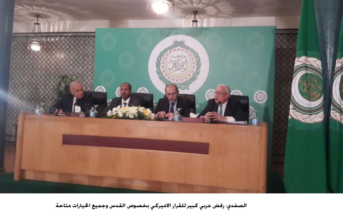 Safadi: Arabs rejected US decision on Jerusalem, Arab FM's to meet again