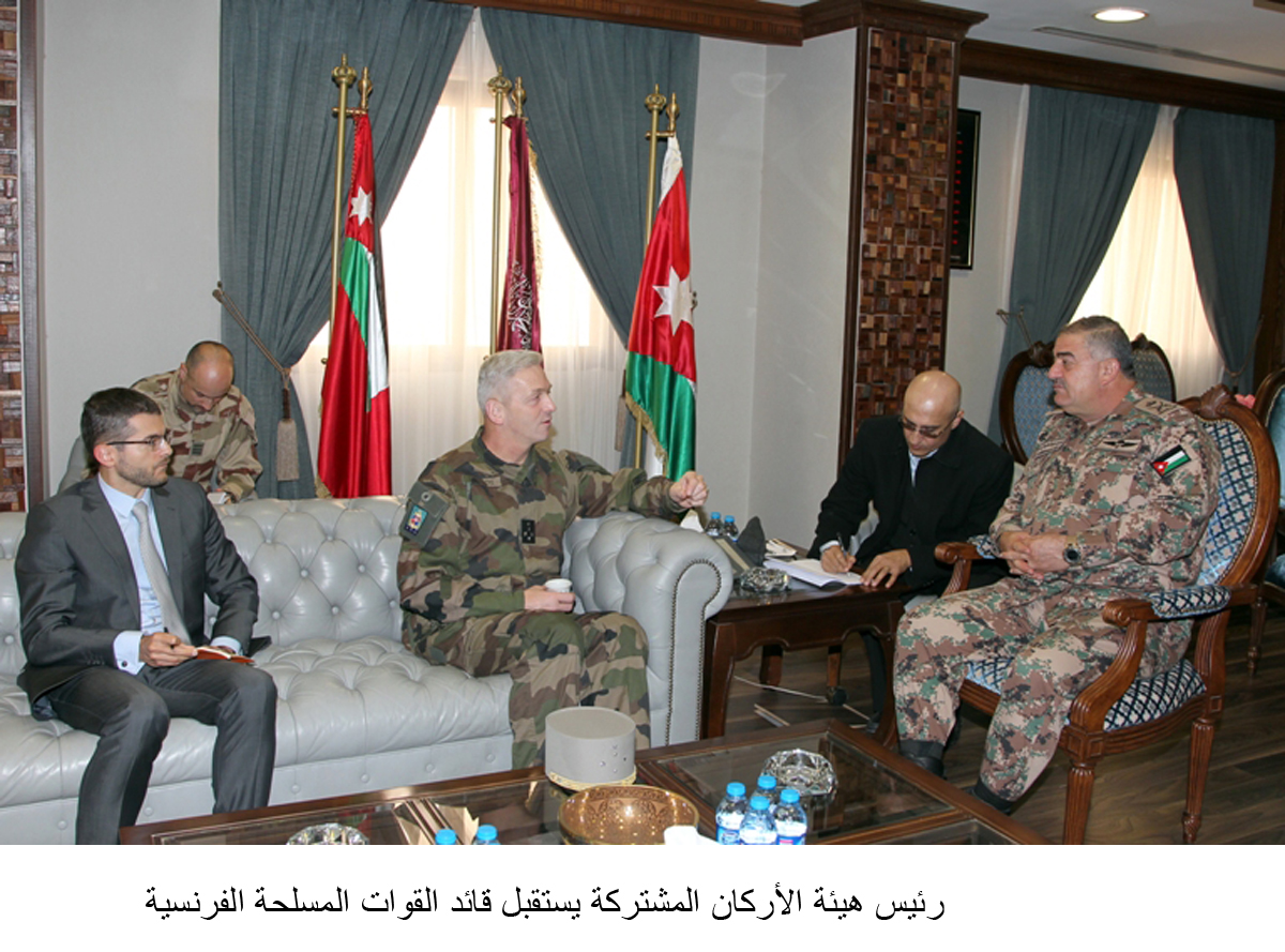 Army chief meets French military official
