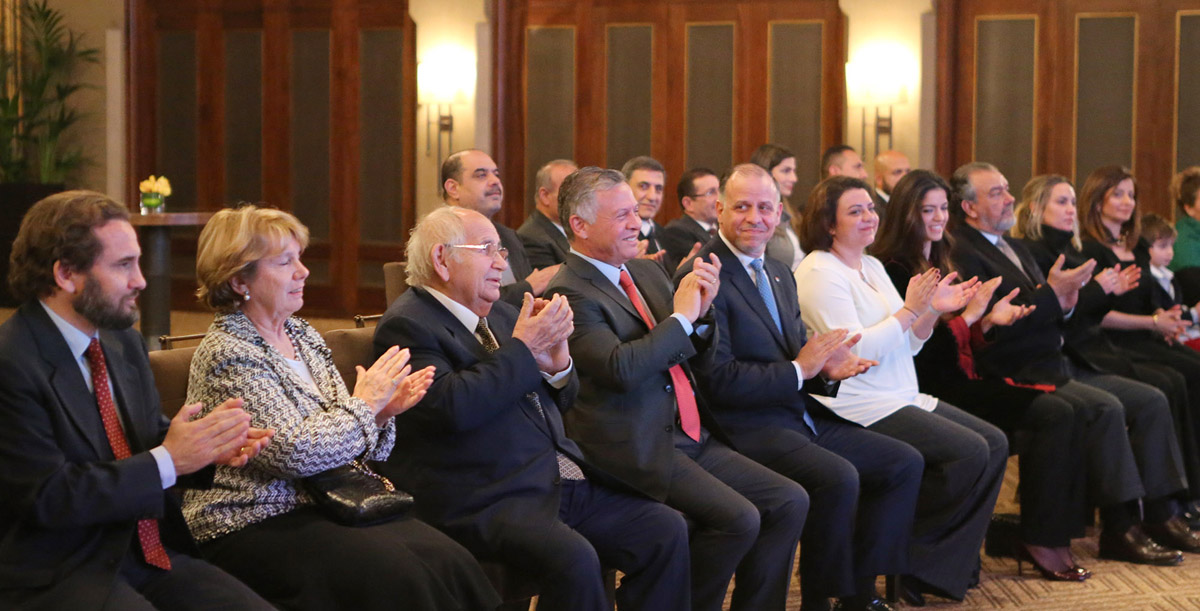 King attends ceremony to honor Prince Ra'ed