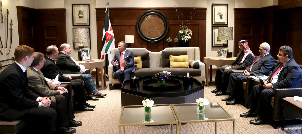 King meets Moderator of the General Assembly of the Church of Scotland