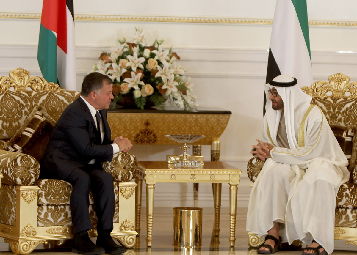 King meets Abu Dhabi Crown Prince