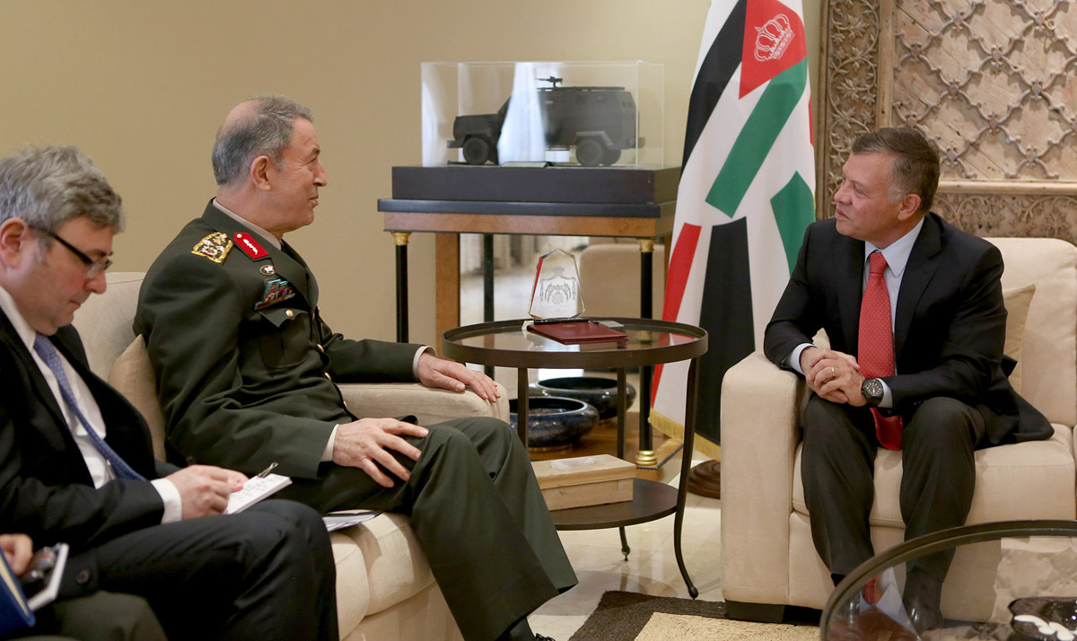 King receives Turkish army chief