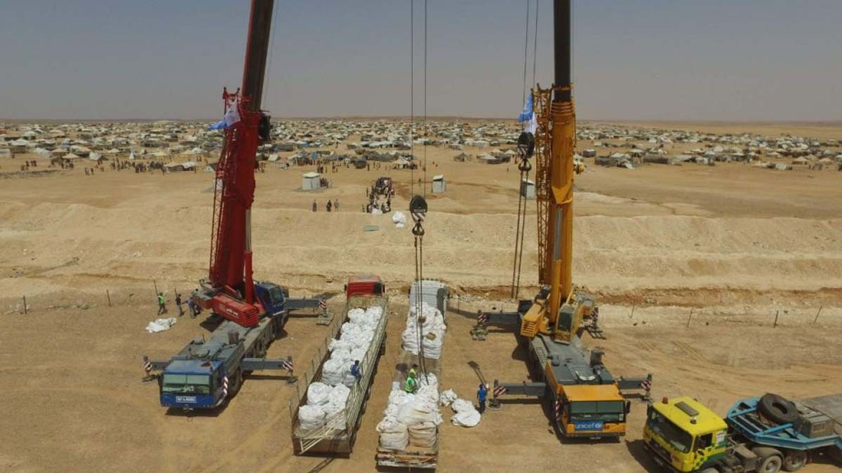 JAF continue humanitarian role toward Syrian refugees