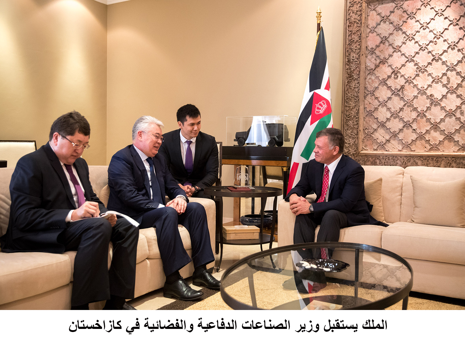 King, meets Kazakh Aerospace Industry minister over ties, region