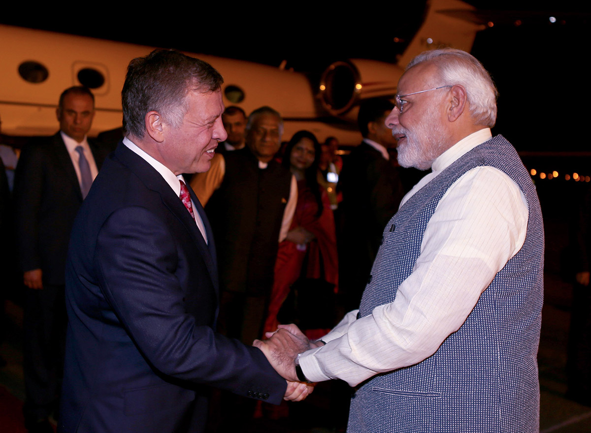 King starts India visit