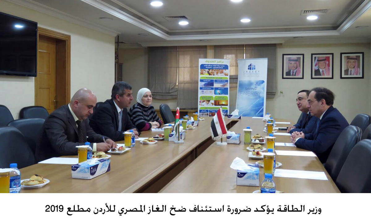 Energy minister says pumping Egyptian gas to Jordan should resume next year