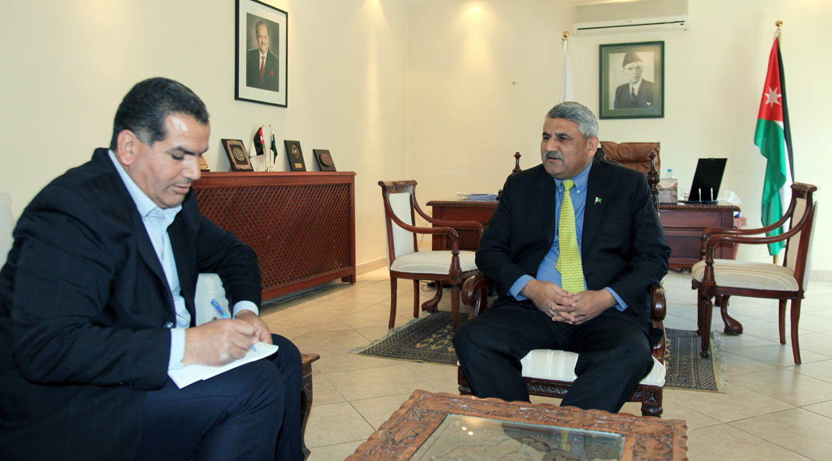 Pakistani ambassador highlights strong ties between Jordan and Pakistan