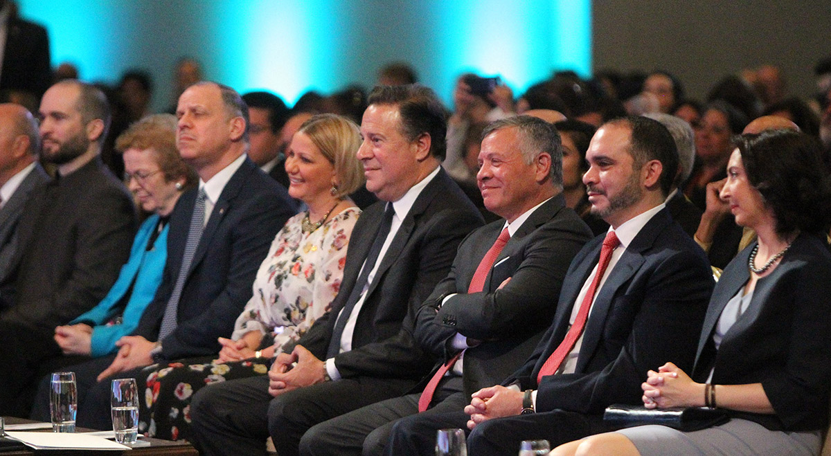 King attends Laureates and Leaders for Children Summit 2018