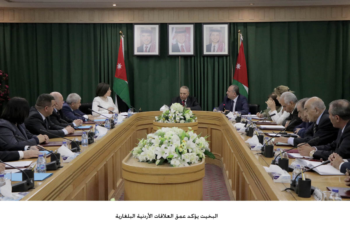 Bakhit highlights strong ties between Jordan and Bulgaria