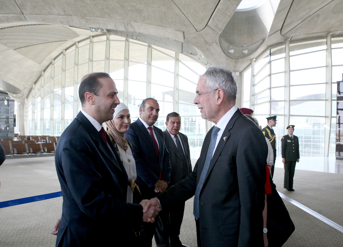 Austrian President leaves Amman
