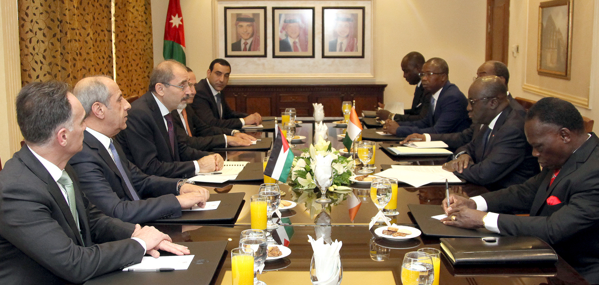 King receives message from Cote d'Ivoire president