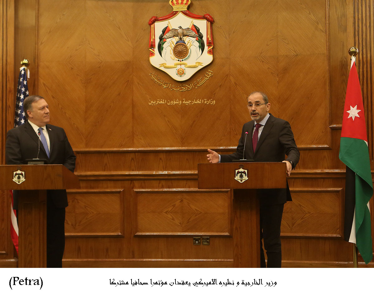 FM: Jordan will make every effort to create political horizon for two-state solution