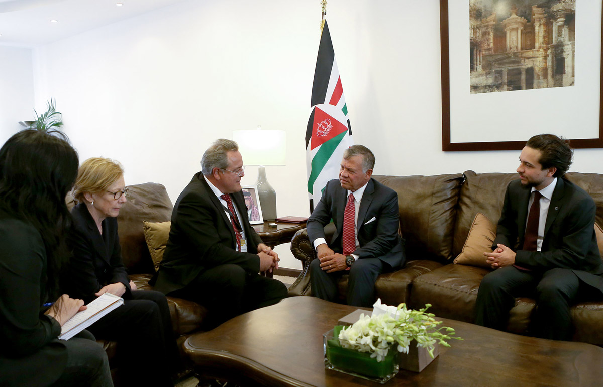 King meets heads of delegations to SOFEX 2018