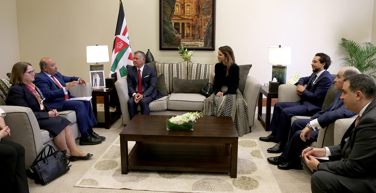 King meets with EBRD president