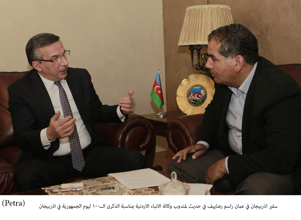 Azerbaijan ambassador highlights his country's strong relations with Jordan