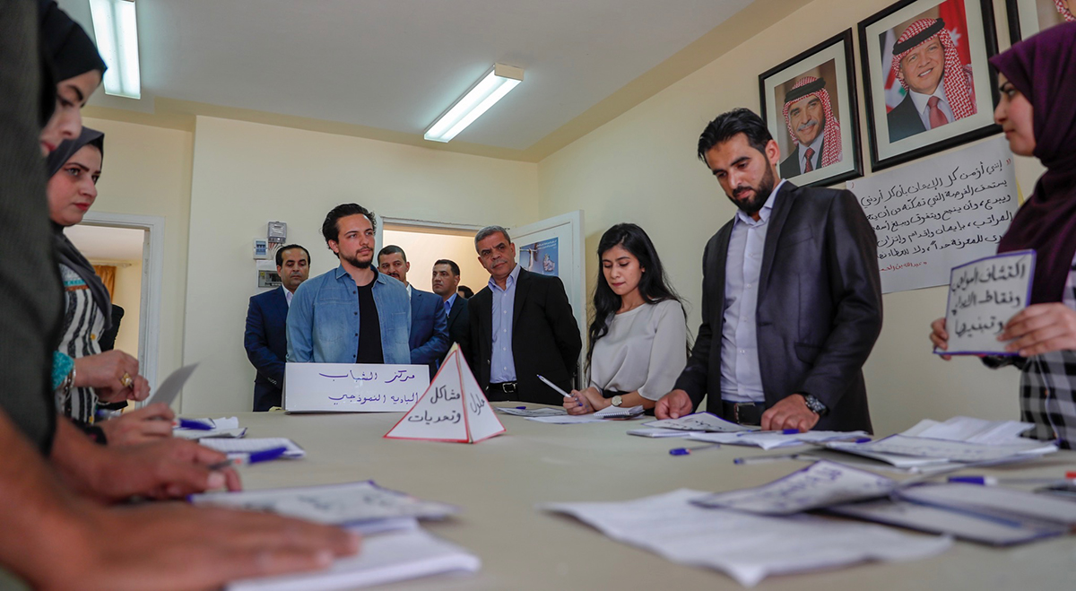 Crown Prince visits Northern Badia Youth Center