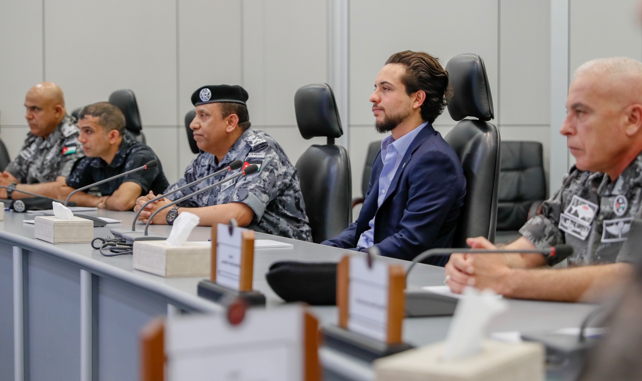 Crown Prince visits Gendarmerie department