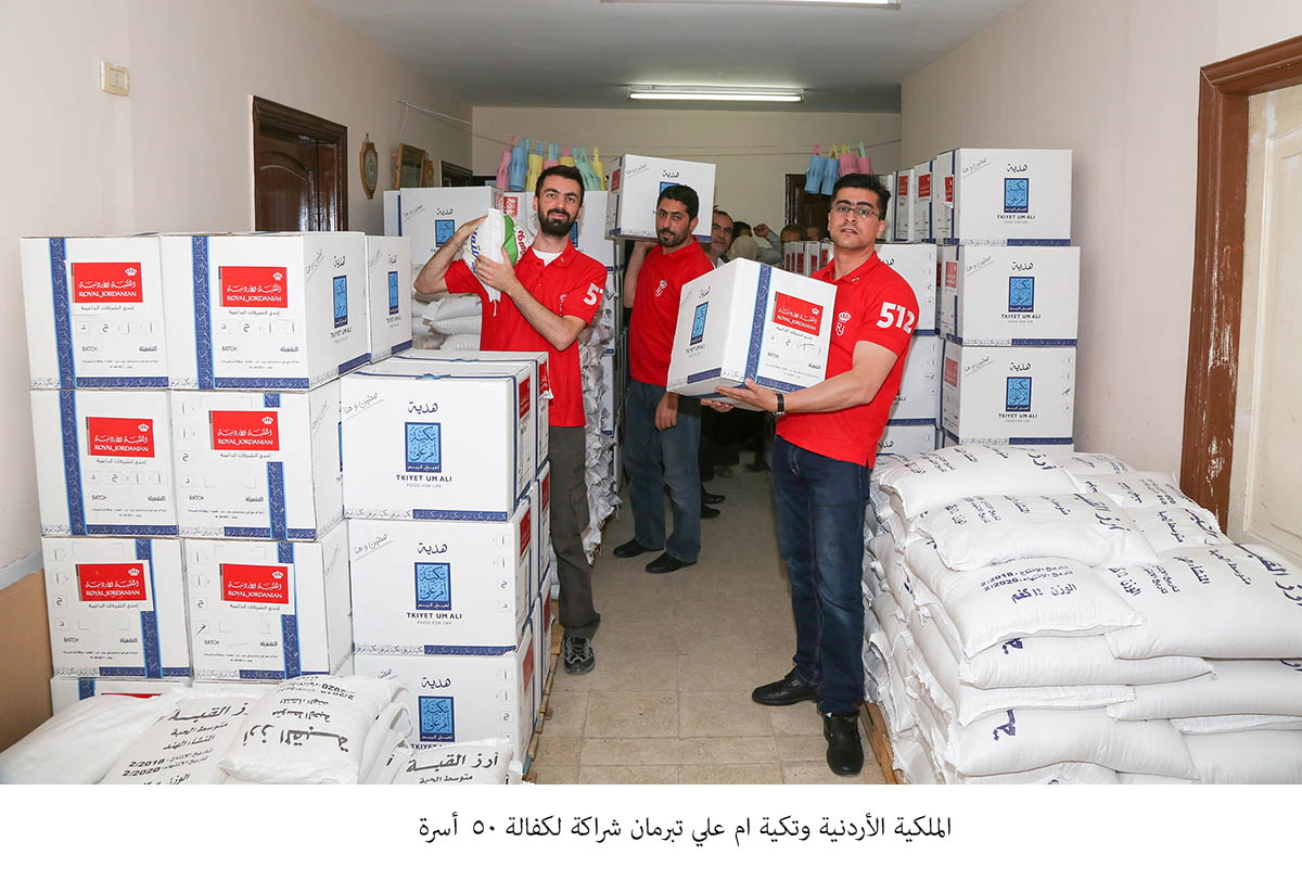RJ, Tkiyet Um Ali sponsor 50 families for entire year