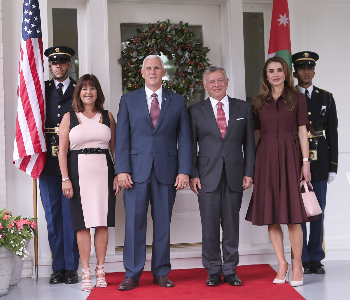 King meets US vice president