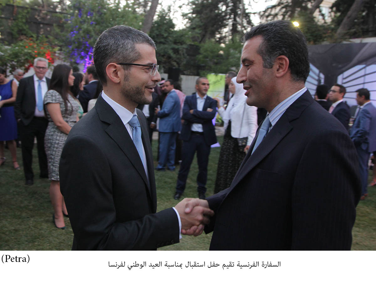 السفير الفرنسي: شراكتنا مع الاردن تعكس ثقتنا بالمملكة وشعبها<br>