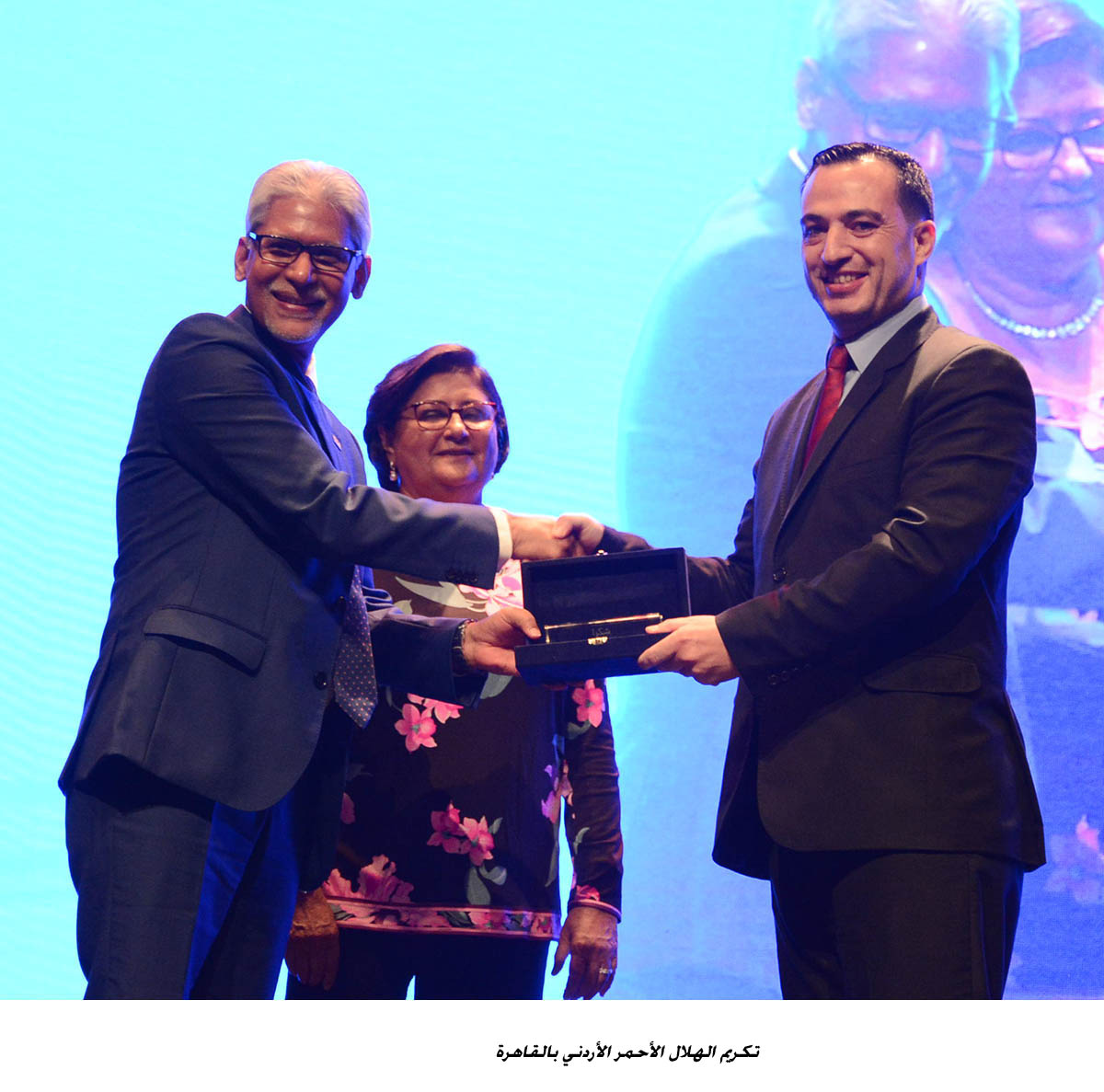 تكريم الهلال الأحمر الأردني بالقاهرة<br>