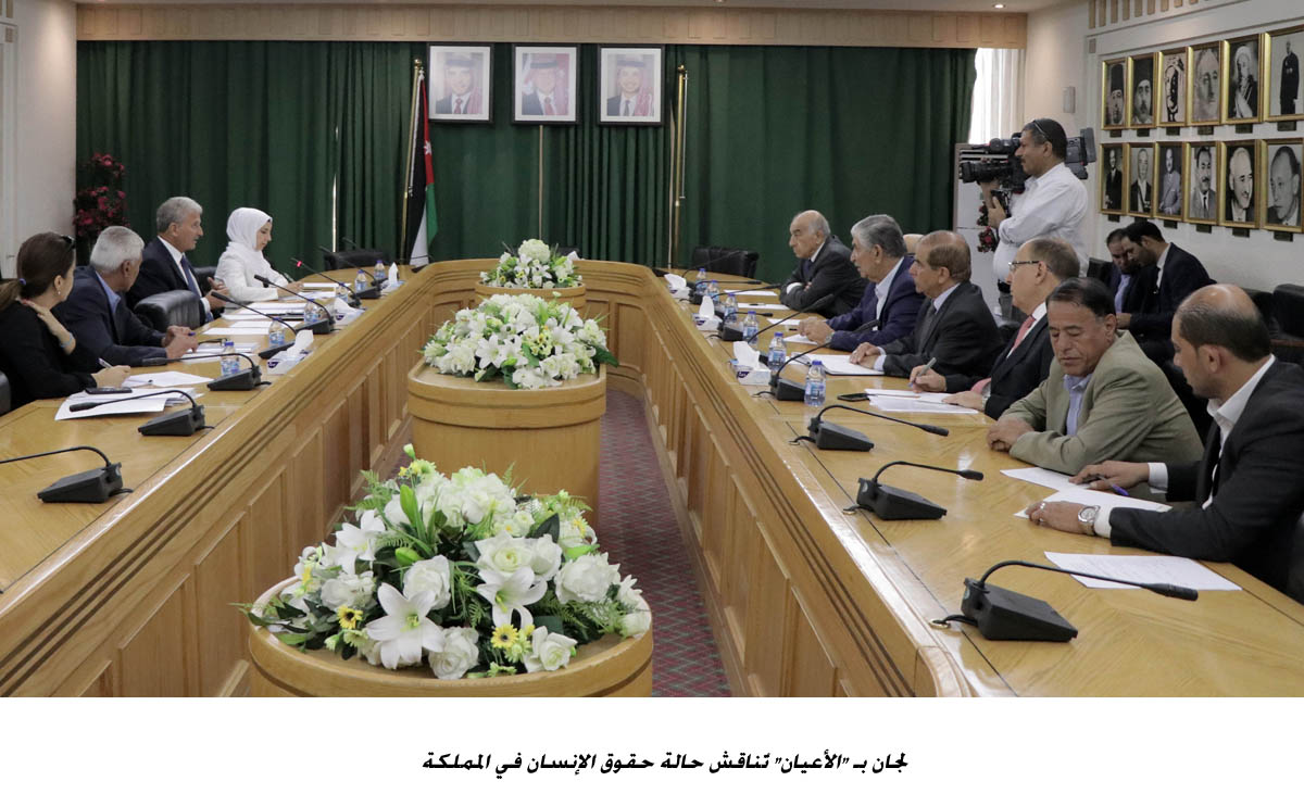 لجان بـ الأعيان تُناقش حالة حقوق الإنسان في المملكة <br>