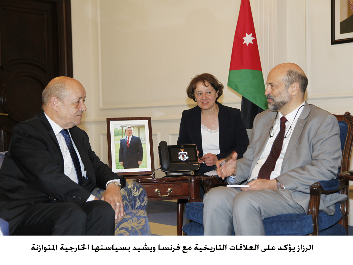 الرزاز يؤكد على العلاقات التاريخية مع فرنسا ويشيد بسياستها الخارجية المتوازنة <br>