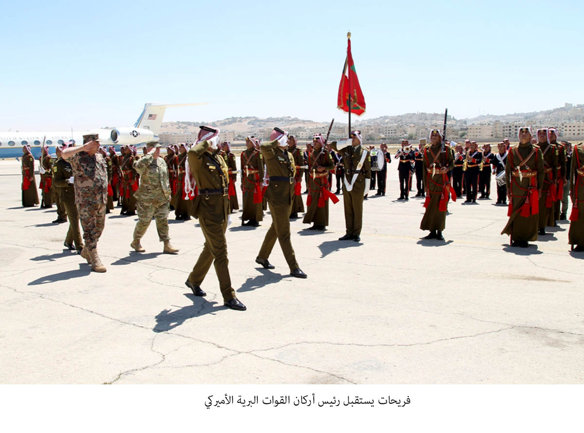 فريحات يستقبل رئيس أركان القوات البرية الأميركي<br>