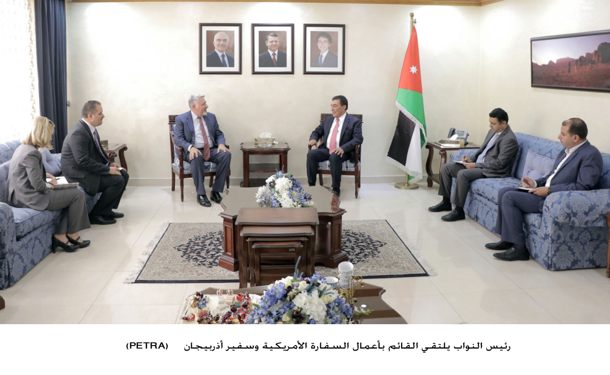 رئيس النواب يلتقي القائم بأعمال السفارة الأمريكية وسفير أذربيجان<br>