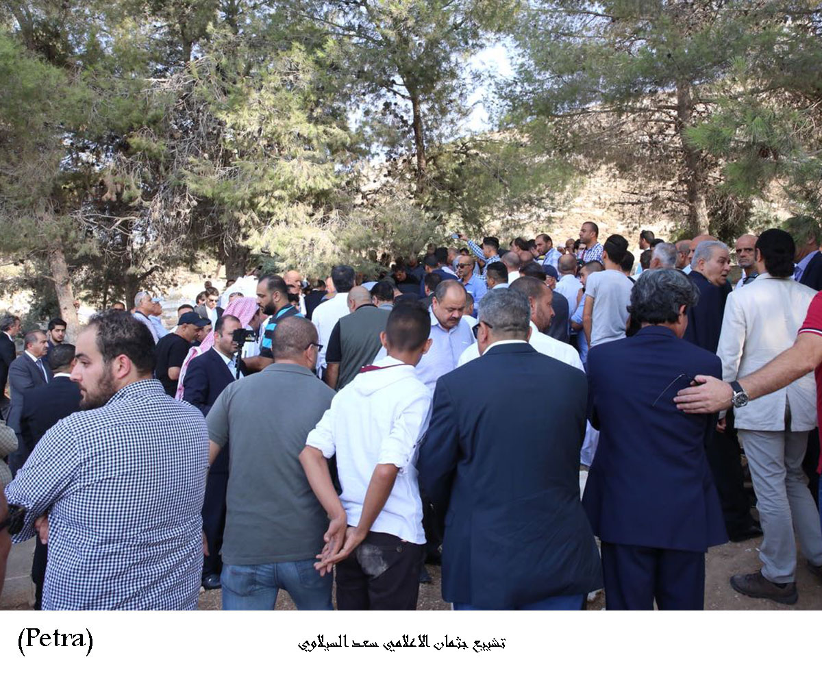 تشييع جثمان الاعلامي سعد السيلاوي  <br>