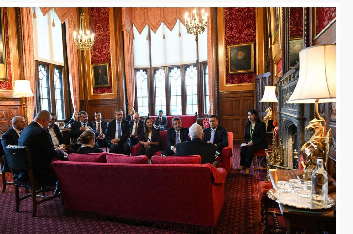 رئيس النواب يلتقي في لندن رئيسي مجلسي العموم واللوردات البريطانيين