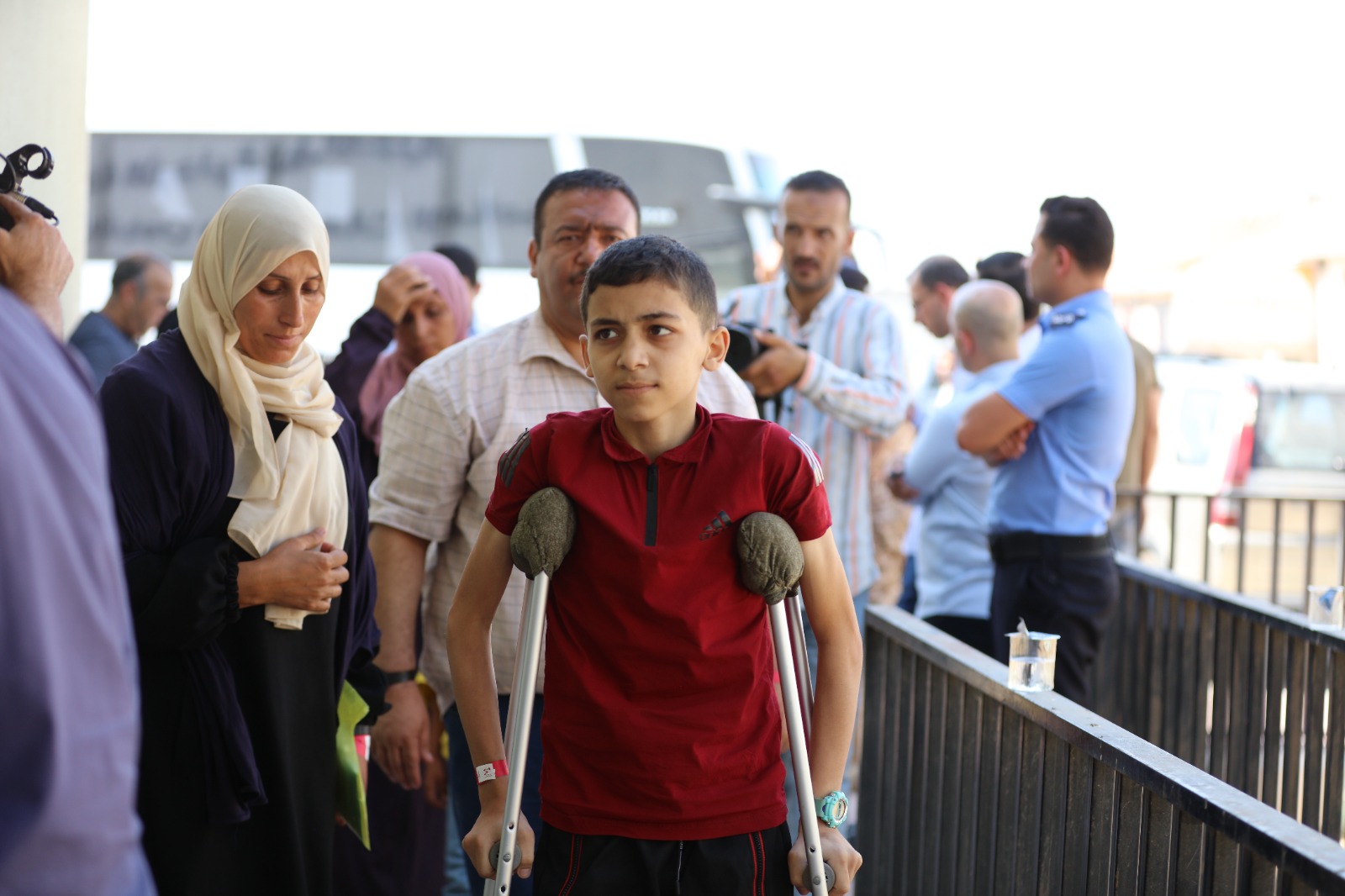 القوات المسلحة تقوم بإجلاء دفعة جديدة من أطفال غزة المرضى