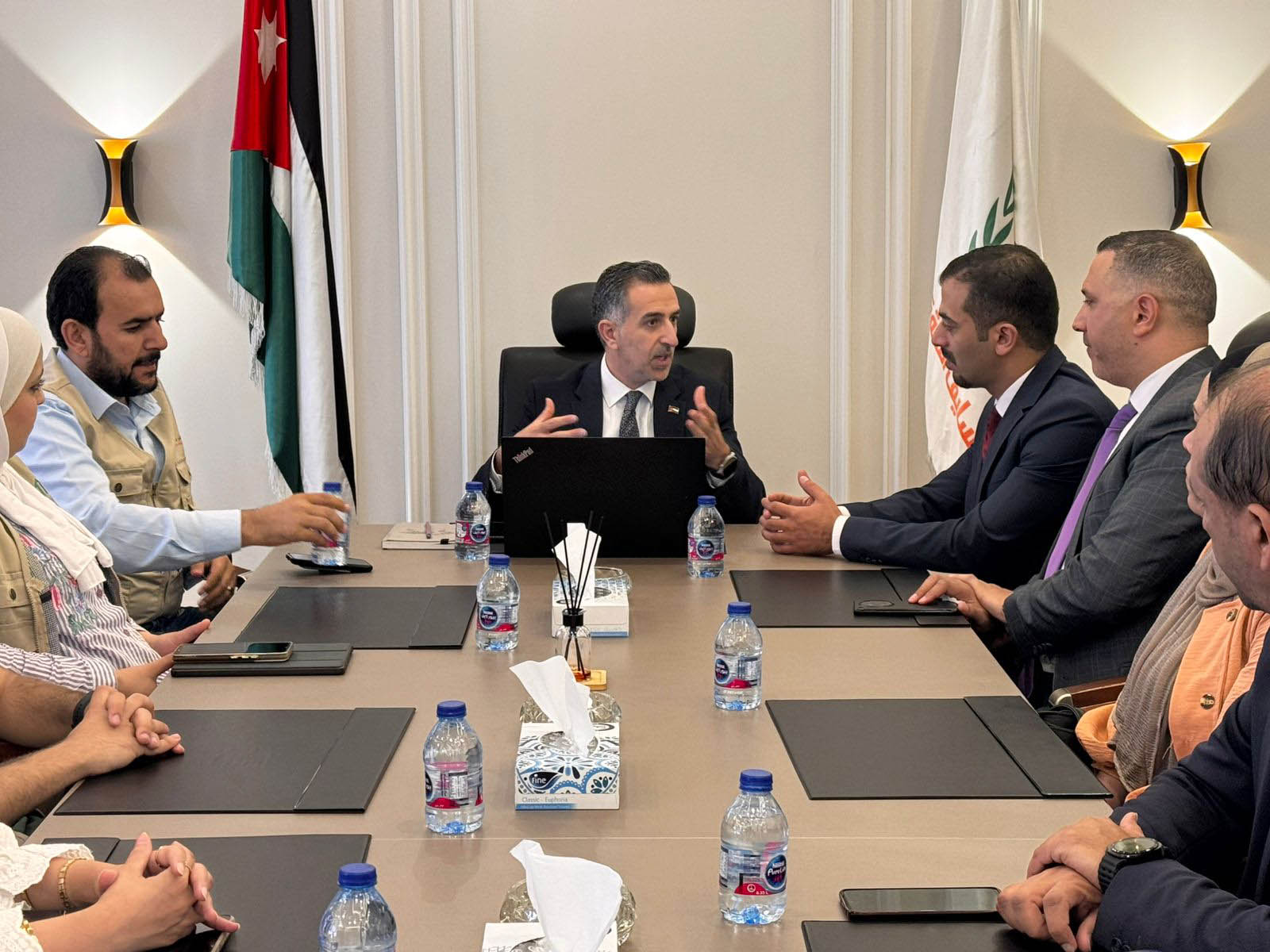 قافلة النزاهة تزور صندوق تسليف النفقة