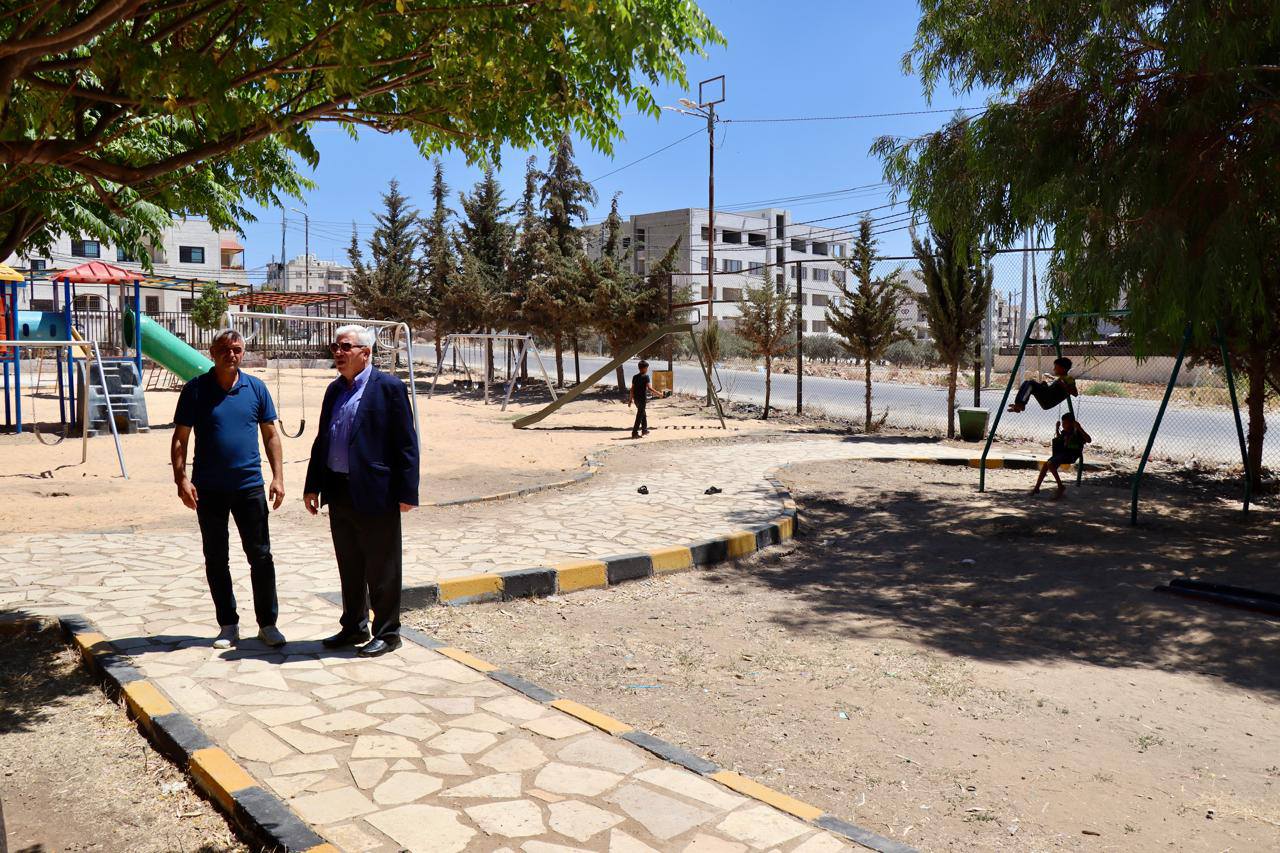 6 الاف دينار كلفة أعمال الصيانة بمشروع حديقة إيدون