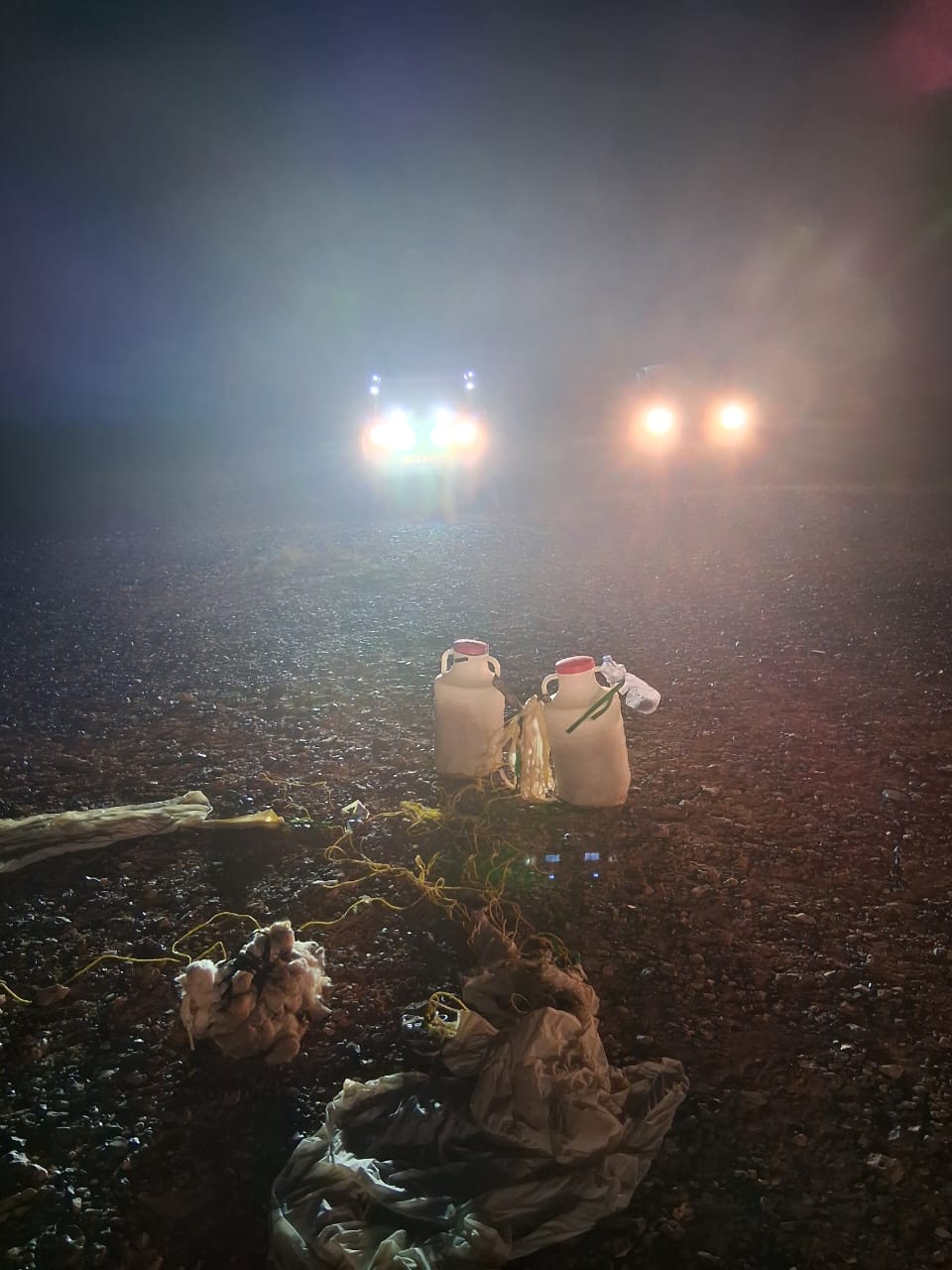 المنطقة العسكرية الشرقية تحبط محاولة تهريب مواد مخدرة باستخدام بالونات موجهة عن بعد