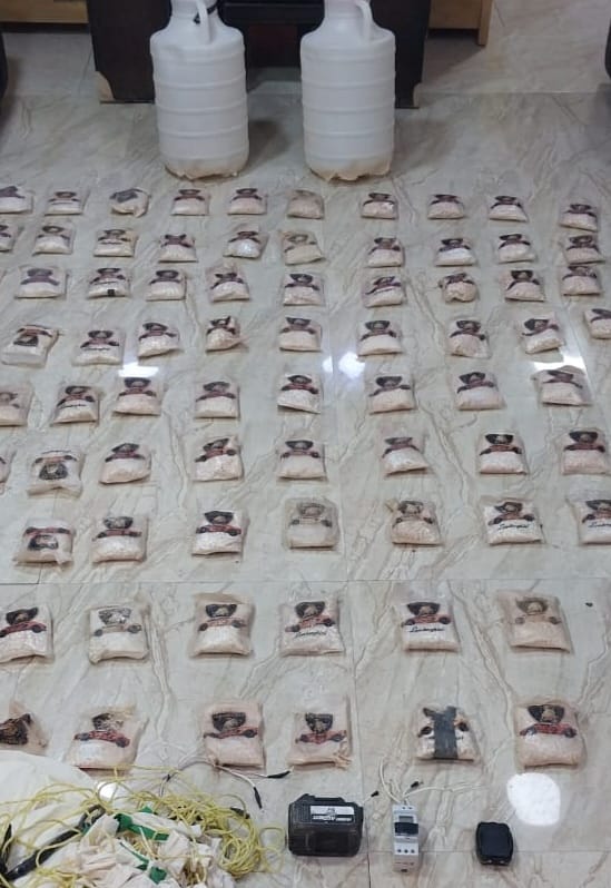 المنطقة العسكرية الشرقية تحبط محاولة تهريب مواد مخدرة باستخدام بالونات موجهة عن بعد