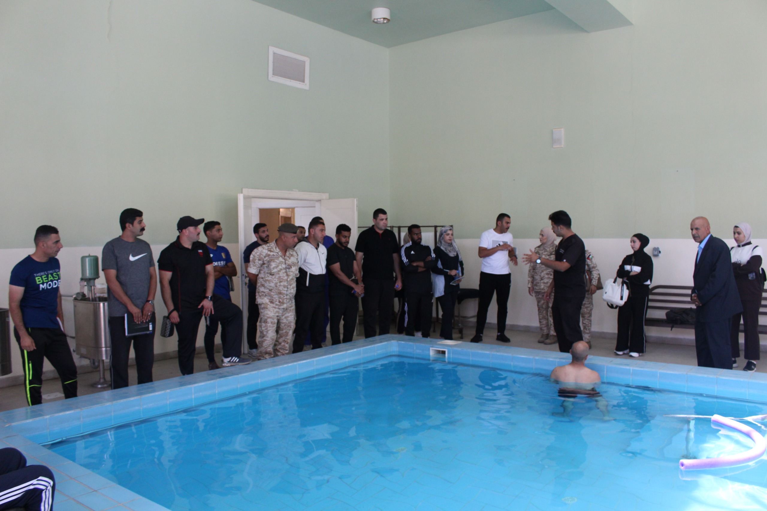 وفد من الاتحاد الرياضي الأردني والسعودي يزور هيئة المصابين العسكريين