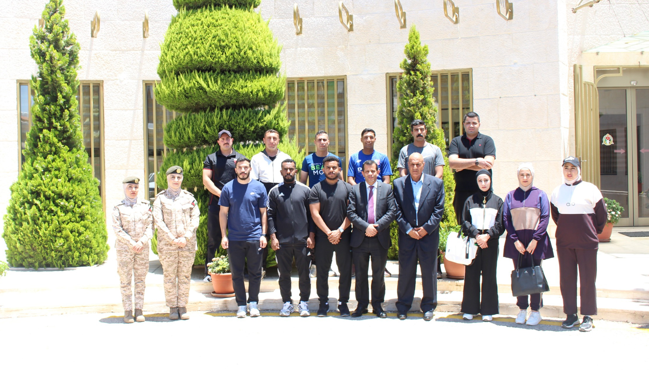 وفد من الاتحاد الرياضي الأردني والسعودي يزور هيئة المصابين العسكريين