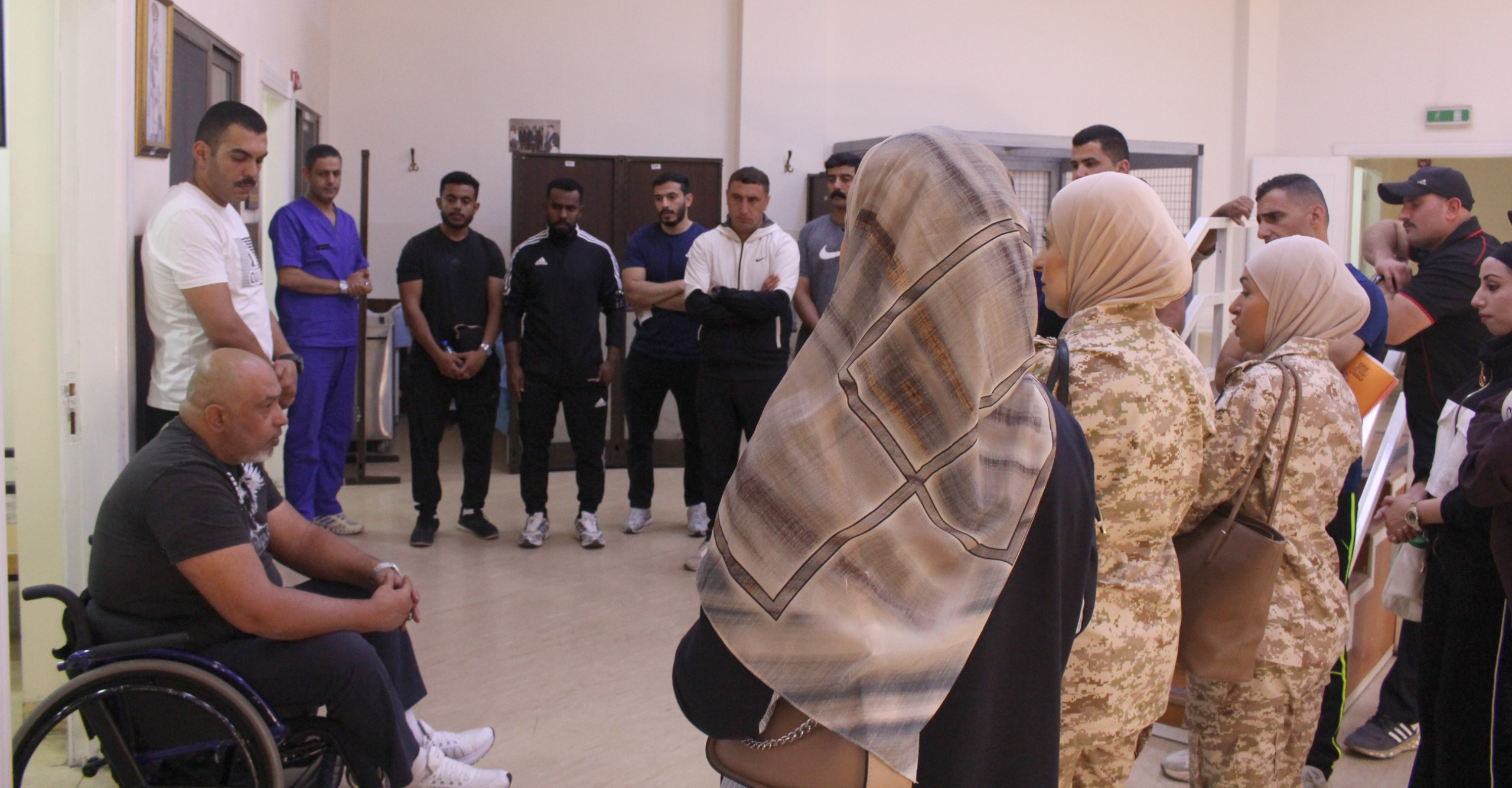 وفد من الاتحاد الرياضي الأردني والسعودي يزور هيئة المصابين العسكريين