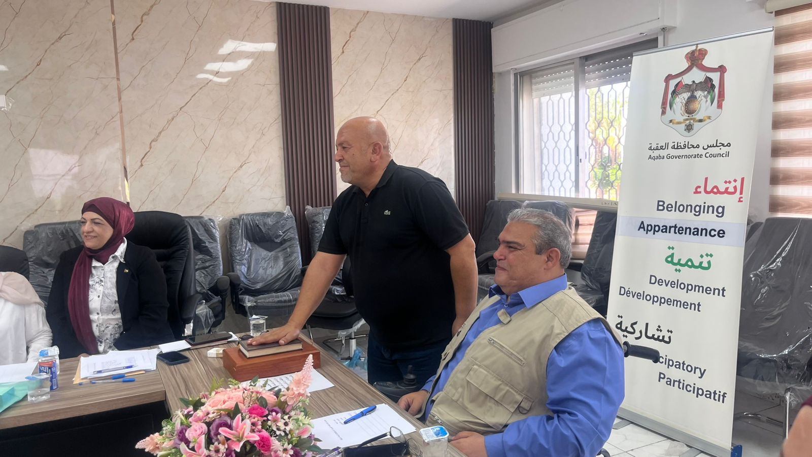 مجلس محافظة العقبة الجديد يؤدي القسم ويتسلم مهامه