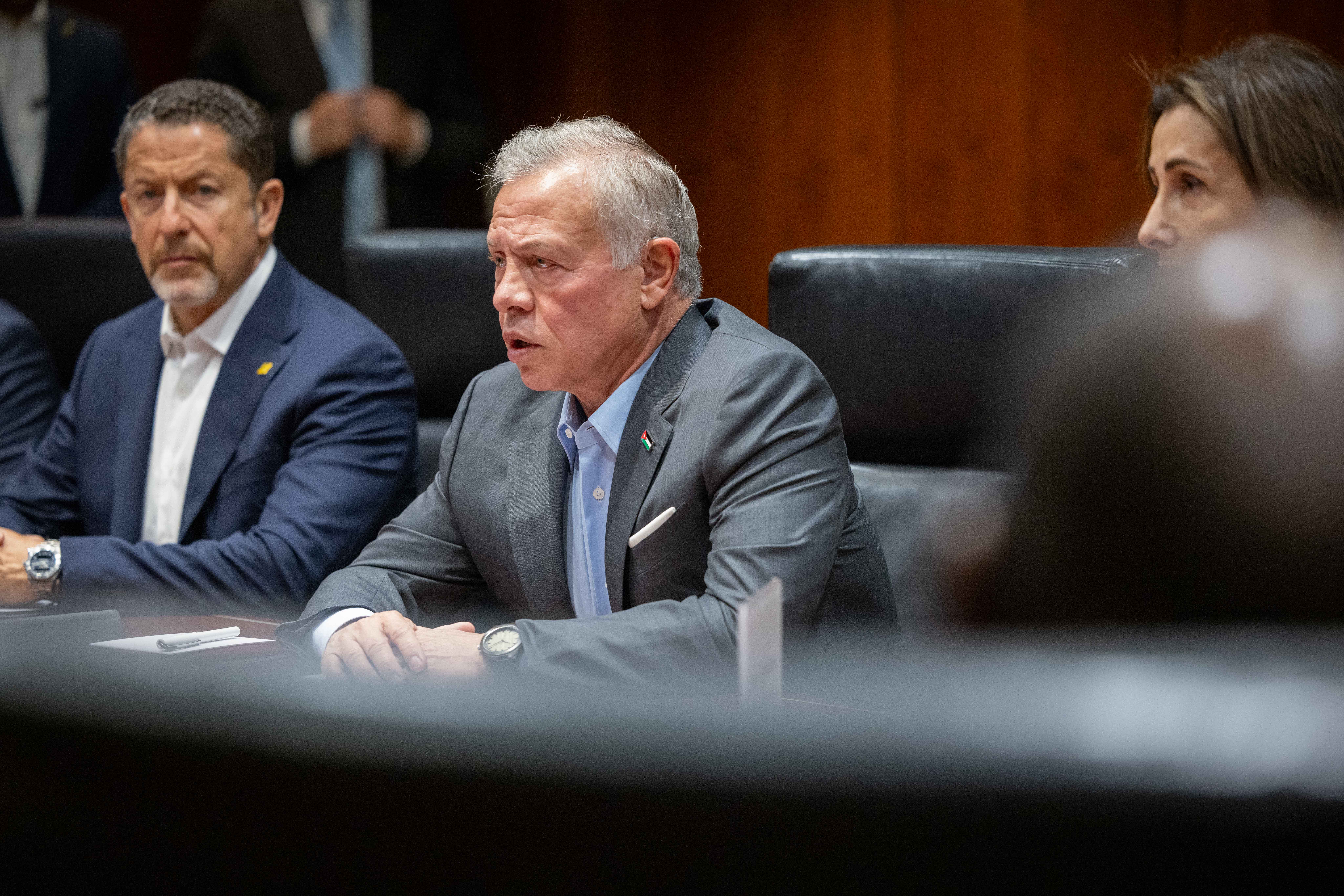 الملك يسلط الضوء على فرص الاستثمار في الأردن خلال لقاء مع ممثلين عن كالبرز في كاليفورنيا