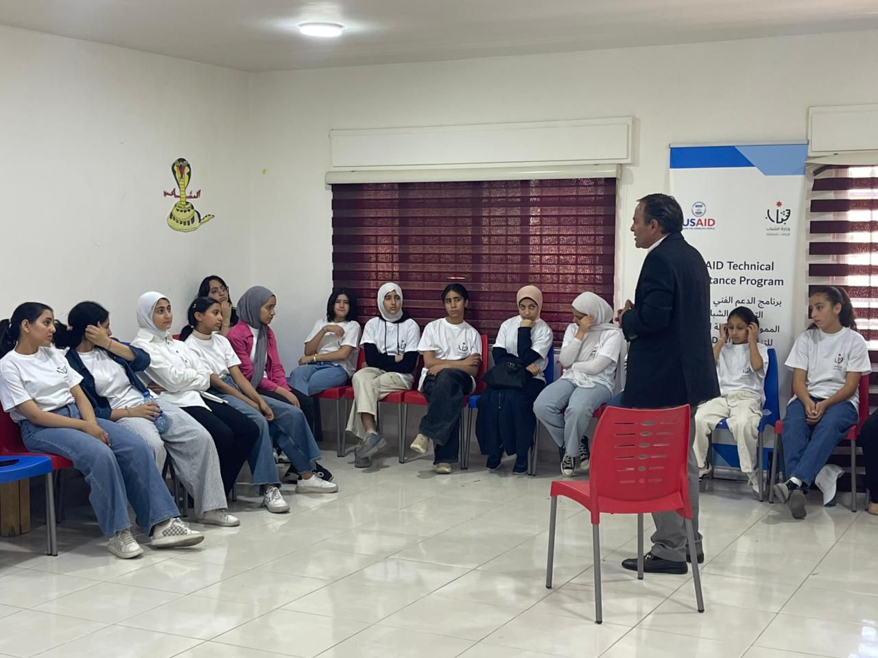 انطلاق معسكر النشاط الرياضي والبدني في مركز شابات الصوانية