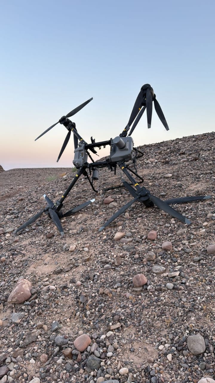 المنطقة العسكرية الجنوبية تحبط محاولة تهريب مواد مخدرة بواسطة طائرتين مسيّرتين