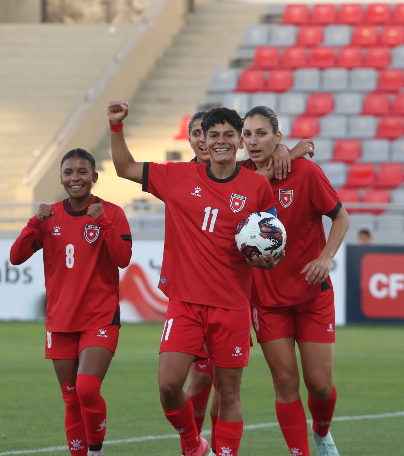 منتخب السيدات لكرة القدم يفوز على نظيره السنغافوري بكأس أسيا