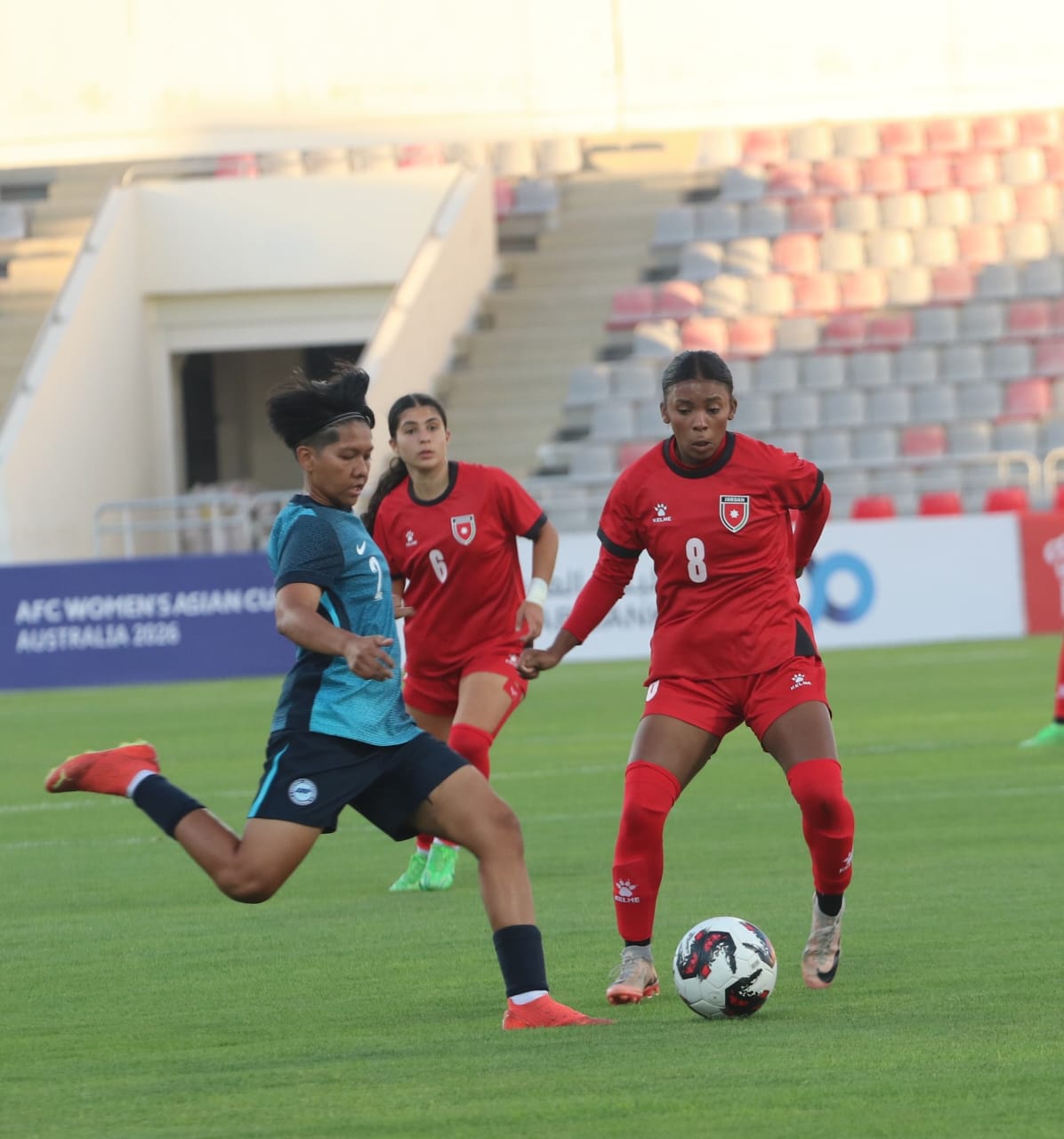 منتخب السيدات لكرة القدم يفوز على نظيره السنغافوري بكأس أسيا