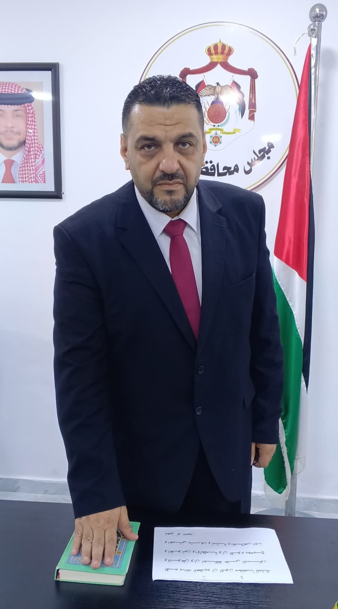 لجنة مجلس محافظة جرش تؤدي القسم القانوني