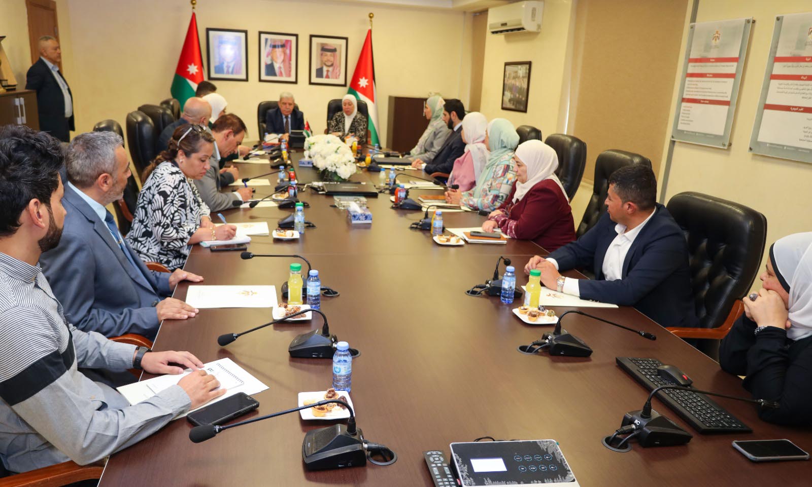 مذكرة تفاهم لإنشاء نظام إدارة الجودة في وزارة النقل